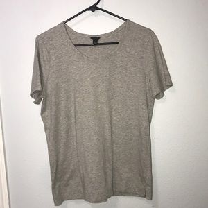 Ann Taylor Pima Cotton Scoop Neck Tee
